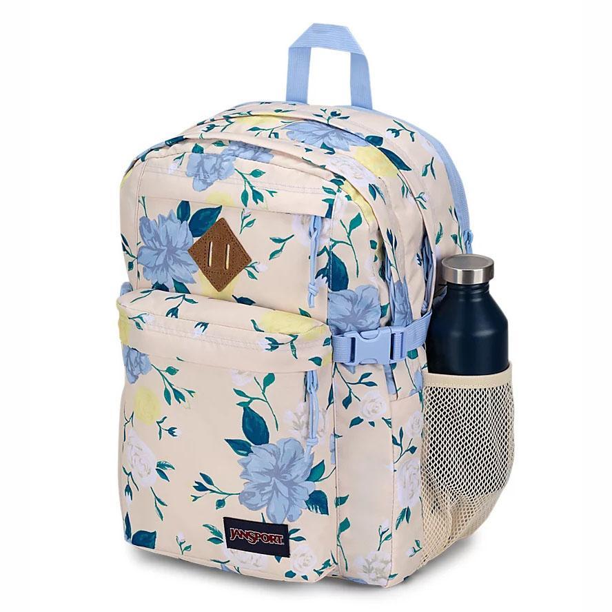 Sac à Dos Ordinateur JanSport Main Campus Bleu Jaune | KWZ-43972082